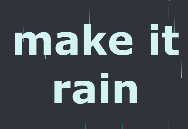 jQuery controllable-raindrops